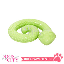 Load image into Gallery viewer, PAWISE 14475 Treat Dispenser for Pets - Coiled Rubber Toy Snake Design for Dog 14x18cm - Dogs And The City Online