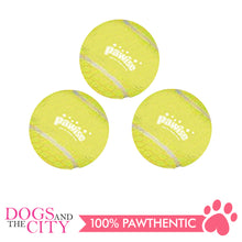 Load image into Gallery viewer, Pawise 14754 Pawise Squeaky Tennis Ball Dog Toy 6.3cm - Dogs And The City Online