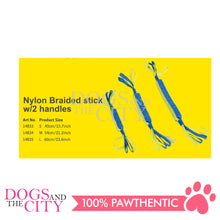 Load image into Gallery viewer, PAWISE 14835 Nylon Braided Stick w/2 Handles - Large 27cm Dog Toy