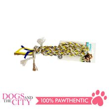 Load image into Gallery viewer, Pawise 14854 Dog Toy Floss Tugger Stick w/ Handle 34cm - Dogs And The City Online