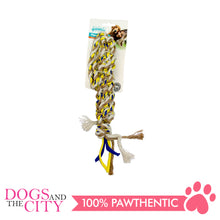 Load image into Gallery viewer, Pawise 14854 Dog Toy Floss Tugger Stick w/ Handle 34cm - Dogs And The City Online