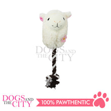 Load image into Gallery viewer, PAWISE 15013 Pet Plush Llama with Rope Chew Toy for Dogs and Puppy 26cm - Dogs And The City Online